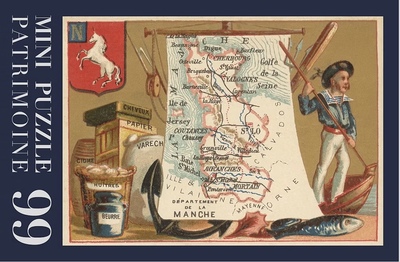 Picture of Puzzle 99 pièces - Carte Manche