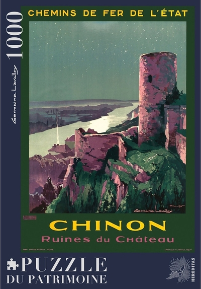 Picture of LA FORTERESSE DE CHINON PAR LAVALLEY - 36H - PUZZLE 1000 PIECES
