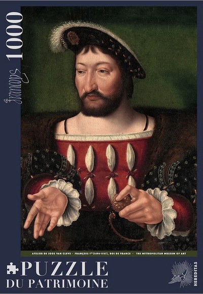 Picture of Puzzle 1000 pièces - Portrait de François Ier par l'atelier de Joos van Cleeve