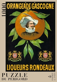 Picture of ORANGEADE GASCOGNE-LIQUEURS RONDEAUX - CYRANO - 11 - PUZZLE 1000 PIECES