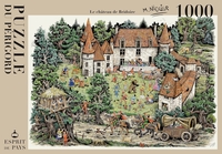 Picture of LE CHATEAU DE BRIDOIRE PAR MICHEL NEGRIER - 6 - PUZZLE 1000 PIECES