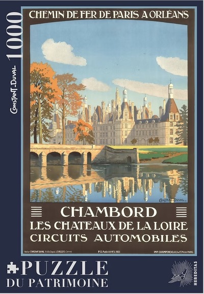 Picture of Puzzle 1000 pièces - Château de Chambord par Constant-Duval