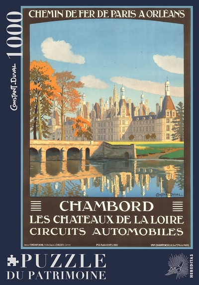 Image de CHATEAU DE CHAMBORD PAR CONSTANT-DUVAL - 29H - PUZZLE 1000 PIECES