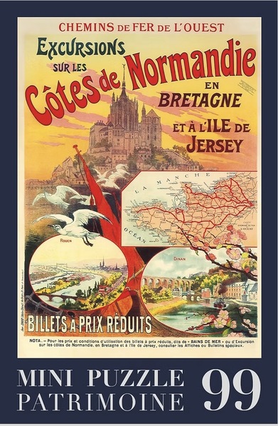 Picture of Puzzle 99 pièces - Excursions sur les Côtes de Normandie