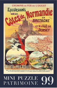 Picture of Puzzle 99 pièces - Excursions sur les Côtes de Normandie