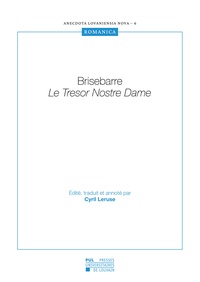 Image de BRISEBARRE : LE TRESOR NOSTRE DAME