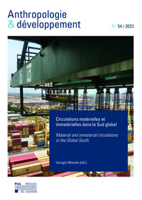 Picture of ANTHROPOLOGIE & DEVELOPPEMENT N  54, 2023 : CIRCULATIONS MATERIELLES ET IMMATERIELLES DANS LE SUD GL