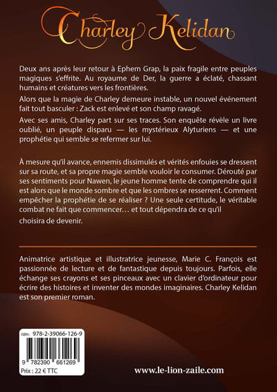 Picture of Charley Kelidan Tome 2 - Le livre des Alyturiens