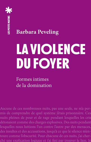 Picture of La Violence du foyer - Formes intimes de la domination