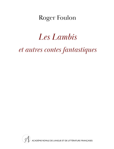 Image de Les Lambis et autres contes fantastiques