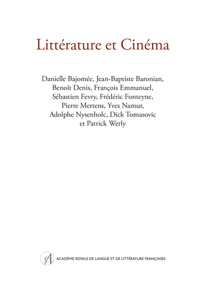 Picture of Littérature et Cinéma