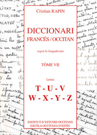 Picture of Diccionari francés / occitan T7 [T-Z]