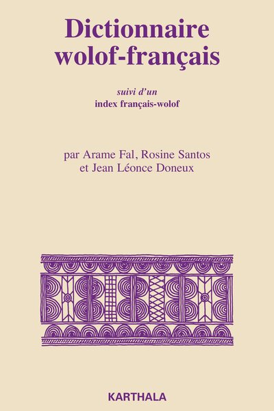 Picture of Dictionnaire wolof-français. Suivi d'un index français-wolof