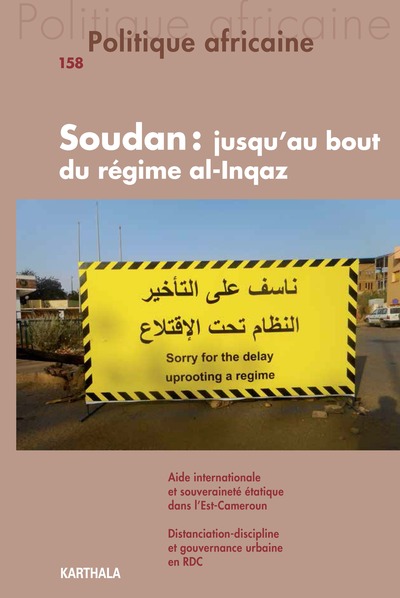 Image de Politique africaine, n° 158 : Soudan jusqu'au bout du régime al Inqaz