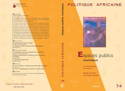Image de POLITIQUE AFRICAINE N-074, ESPACES PUBLICS MUNICIPAUX