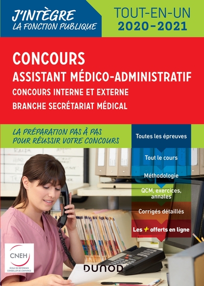 Picture of Concours Assistant médico-administratif 2020-2021 Tout-en-un Catégorie B - Concours externe et inter