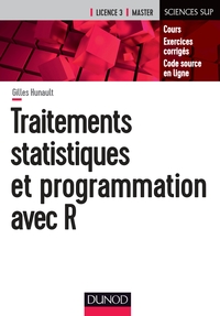 Image de Traitements statistiques et programmation avec R - Cours et exercices corrigés