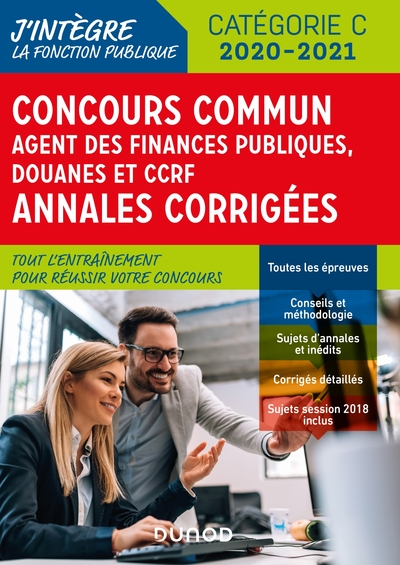 Picture of Concours Commun Agent des Finances Publiques Douanes et CCRF - Annales corrigées - Concours 2019/20