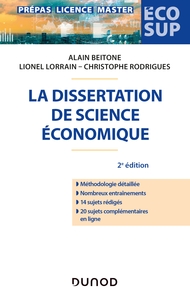 Picture of La dissertation de science économique - 2e éd.