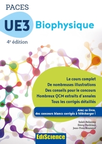 Picture of PACES UE3 Biophysique - 4e éd. - Manuel, cours + QCM corrigés