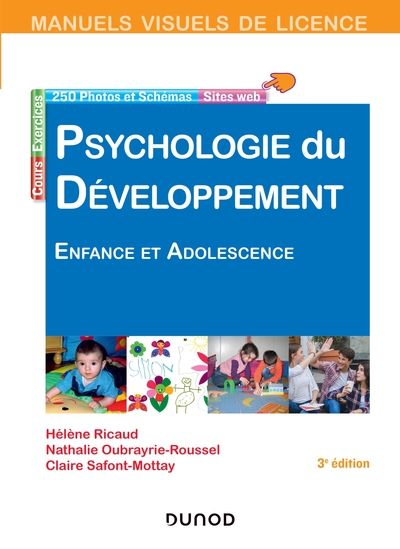 Image de Manuel visuel de psychologie du développement - 3e éd. - Enfance et adolescence