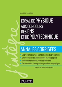 Picture of L'oral de physique aux concours des ENS et de Polytechnique