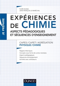 Picture of Expériences de chimie - Aspects pédagogiques et séquences d'enseignement - Capes/Agrégation