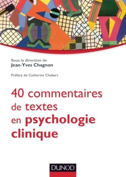Image de 40 commentaires de textes en psychologie clinique
