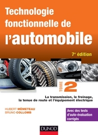 Image de Technologie fonctionnelle de l'automobile - Tome 2 - 7e éd.