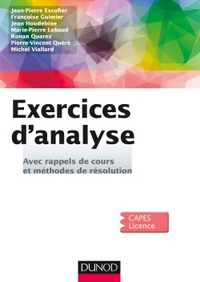 Picture of Exercices d'Analyse - Avec rappels de cours et méthodes de résolution