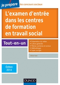 Picture of Je prépare l'examen d'entrée dans les centres de formation en travail social -5e éd-Ed. 2014