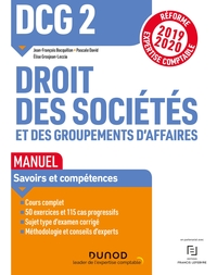 Picture of DCG 2 Droit des sociétés et des groupements d'affaires - Manuel - Réforme 19/20