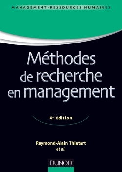 Image de Méthodes de recherche en management - 4ème édition - Labellisation FNEGE -2015