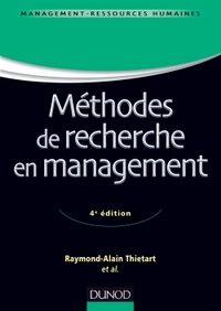 Image de Méthodes de recherche en management - 4ème édition - Labellisation FNEGE -2015
