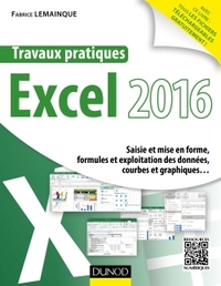 Picture of Travaux pratiques avec Excel 2016 - Saisie et mise en forme, formules et exploitation des données...