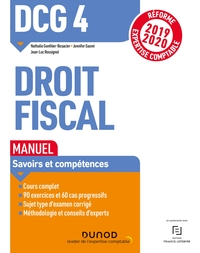 Picture of DCG 4 Droit fiscal - Manuel - Réforme 2019/2020