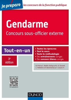 Picture of Gendarme - Concours sous-officier externe - 3e éd. - Tout-en-un