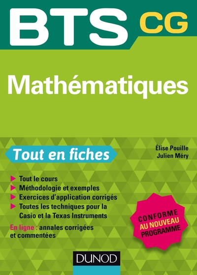 Picture of Mathématiques - BTS CG - Conforme à la réforme
