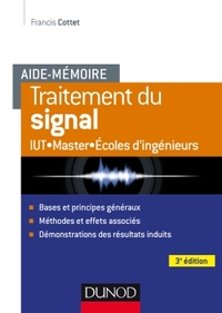 Image de Aide-mémoire - Traitement du signal - 3e éd.