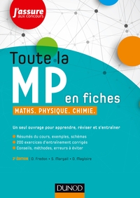 Picture of Toute la MP en fiches - 2e éd. - Maths, Physique, Chimie