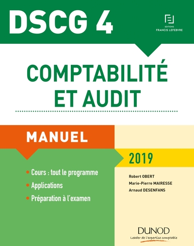 Picture of DSCG 4 - Comptabilité et audit 2019 - Manuel