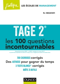 Picture of TAGE 2® Les 100 questions incontournables - 700 exercices corrigés