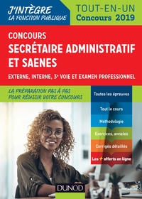 Picture of Concours Secrétaire administratif et SAENES - Tout-en-un - Concours 2019