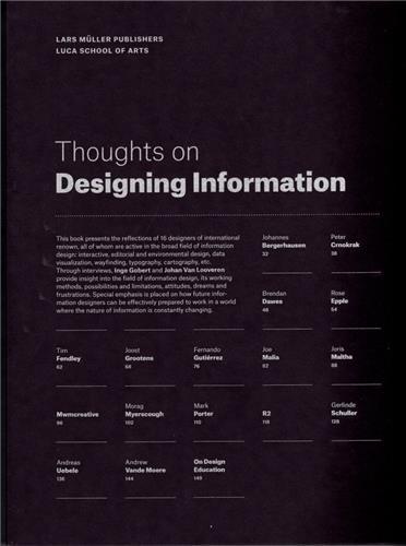 Picture of Thoughts on Designing Information /anglais
