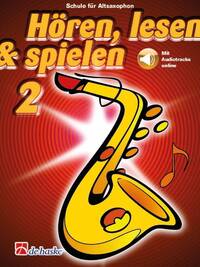 Picture of HOREN, LESEN & SPIELEN 2 ALTSAXOPHON - SCHULE FUR ALTSAXOPHON - RECUEIL + ENREGISTREMENT(S) EN LIGNE