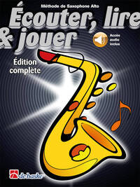 Picture of JEAN CASTELAIN : ECOUTER, LIRE & JOUER EDITION COMPLETE SAXOPHONE ALTO - RECUEIL AVEC SUPPORT(S) EN