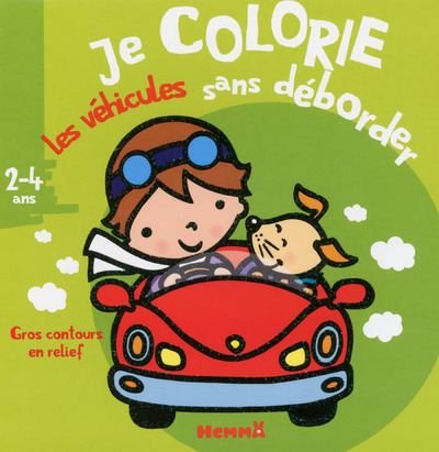 Picture of Je colorie sans déborder Les Véhicules (2-4 ans)