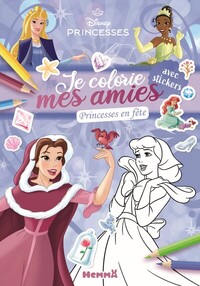 Picture of Disney Princesses - Je colorie mes amies - Bloc de syliste - Princesses en fête
