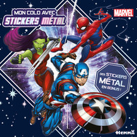 Image de Marvel - Mon colo avec stickers métal - Des stickers métal en bonus !