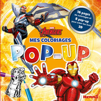 Image de Marvel Avengers - Mes coloriages Pop-Up - 16 pages de coloriages et 8 pop-up pour créer ton livre 3D